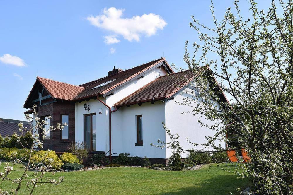 Dom U Zbyszka Z Prywatna Plaza Villa Kiedrowice Kültér fotó